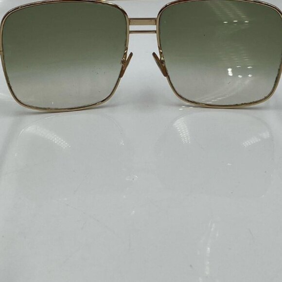 Celine Sunglasses - Style 41808 - Gold Tone - Green Gradient Lenses - Picture 4 of 5